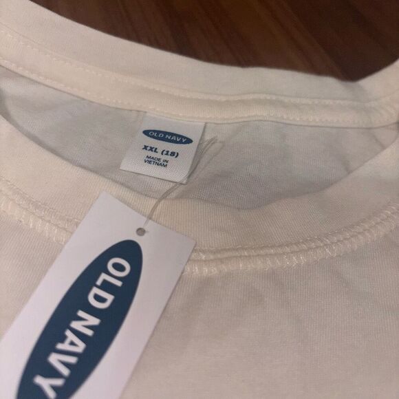 Old Navy Girls Human Kind Graphic Cropped T-Shirt NWT XXL - Picture 3 of 6